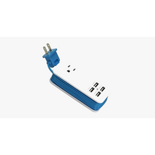 Load image into Gallery viewer, Portable Charging Station with 4 USB ports - Universal Power Socket & 1.5m Long Cord - Best for Travelling (Ships from USA)