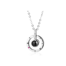 Load image into Gallery viewer, I Love You In 100 Languages Projection Necklace (ships from USA)
