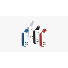 Load image into Gallery viewer, Portable Charging Station with 4 USB ports - Universal Power Socket & 1.5m Long Cord - Best for Travelling (Ships from USA)