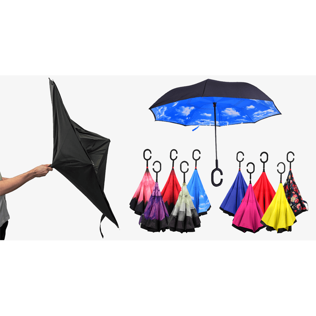 Smart-Brella - The World's First Reversible Umbrella (Ships From USA)